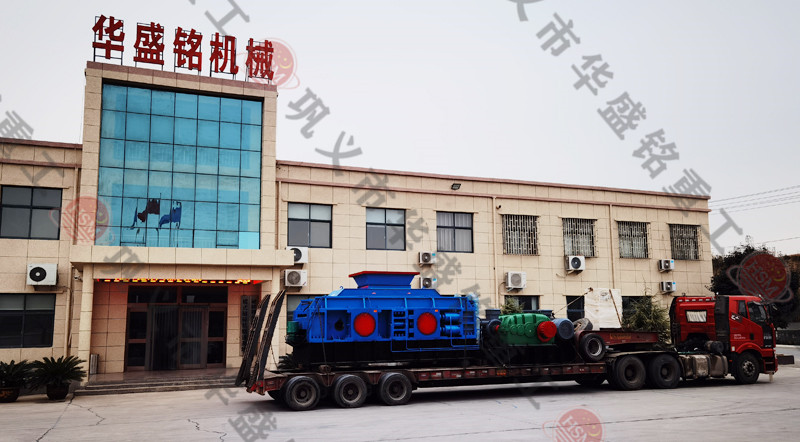 液壓對輥制砂機發往湖南醴陵